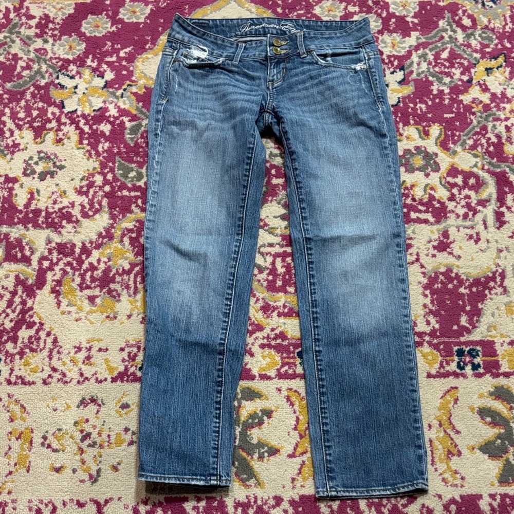 American Eagle Outfitters Women's Blue Skinny Jeans